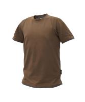 Kinetic t-shirt leembruin/antracietgrijs